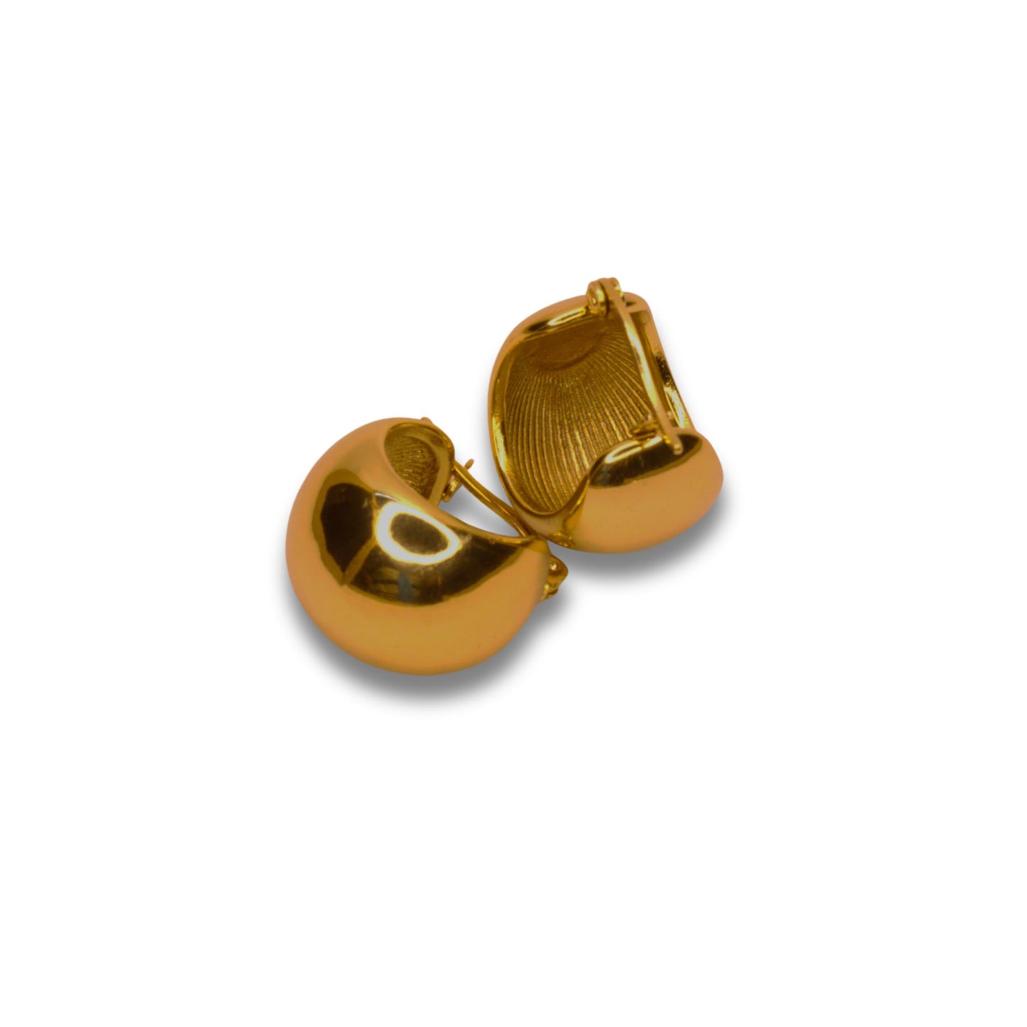 The Buckets Hoops Earrings (Gold)