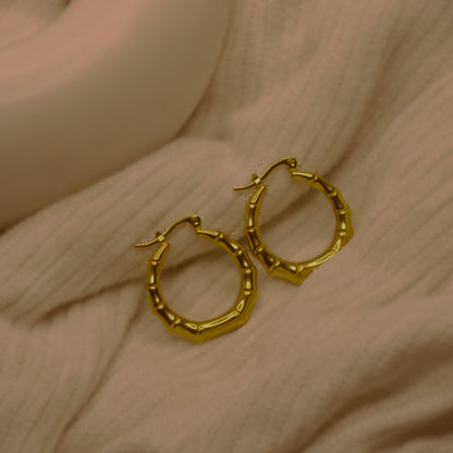 The Forest Flair Hoops Earrings