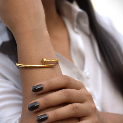 The Gold Nail Bracelet